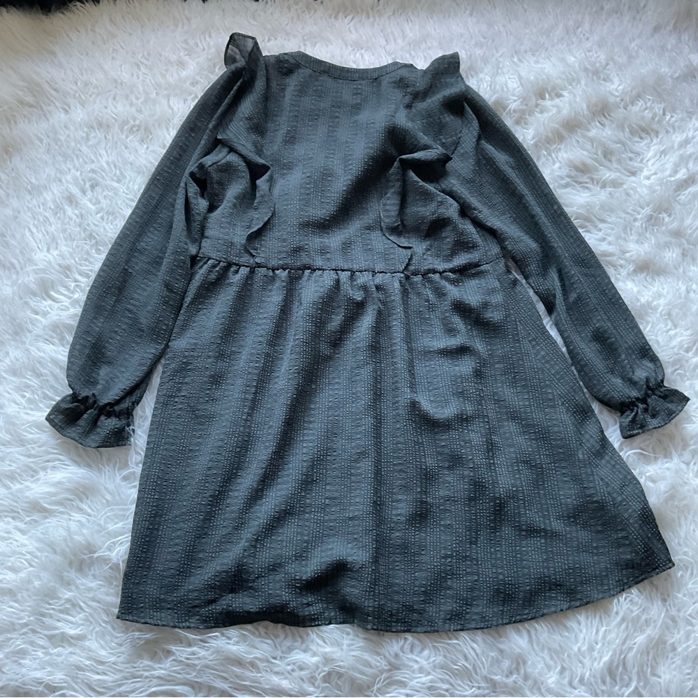 LOFT Textured‎ Ruffle Swing Dress - Picture 5 of 5